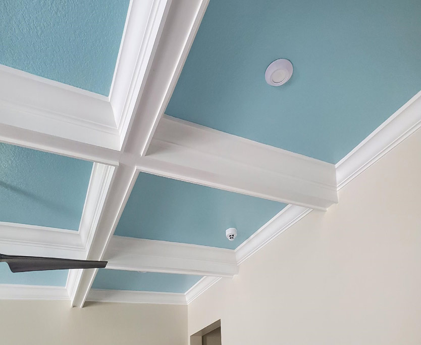 Our Master carpenters can build you any type of accent on your ceilings.​